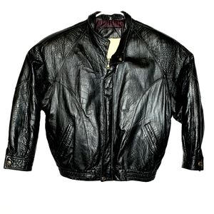 Vintage Ferrari leather jacket